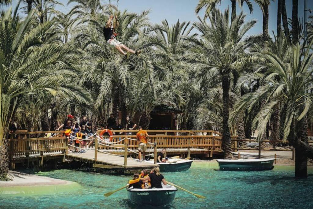 Villa Rustica Privada Con Gran Chalet Y Piscina Elche Bagian luar foto